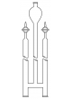 Hoffman Voltameter, Ungraduated (glass parts only)